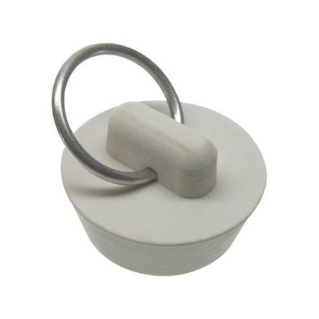 FINISHINGTOUCH 9D00080223 1 in Rubber Drain Stopper White FI708549